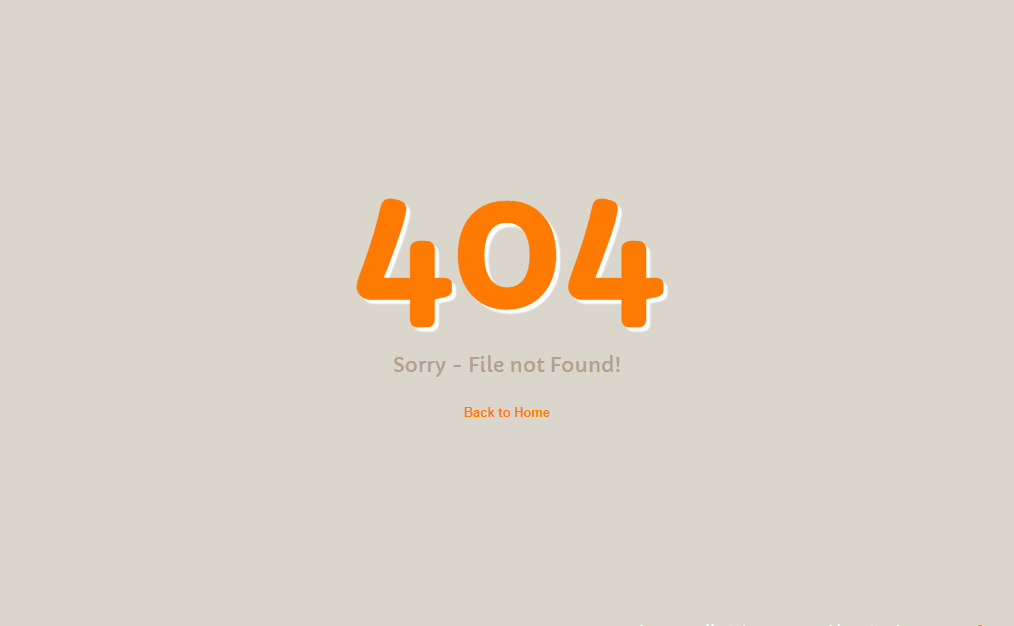 Page Not Found 